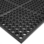 Bar Floor bar black with holes , 100x150 cm