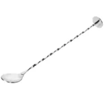 Bar Spoon disk End , stainless Steel