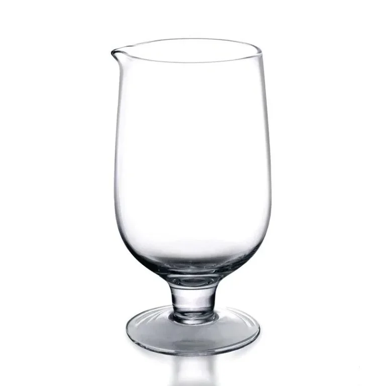 footed stirring glass